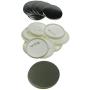 Sunshine 75mm Blank Badges & Buttons Parts for Badge & Button Making Machine (Spring-Pin Plastic-Back 50sets)