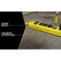 Yellow Jacket 5138N 5138 Metal Surge Protector Strip with 6 Outlets and 15 Foot Cord, Ft