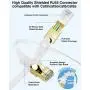 Ethernet Cable, VANDESAIL CAT7 Network Cable RJ45 High Speed STP LAN Cord Gigabit 10/100/1000Mbit/s Gold Plated Lead Ethernet Cable, VANDESAIL CAT7 Network Cable RJ45 High Speed STP LAN Cord Gigabit 10/100/1000Mbit/s Gold Plated Lead