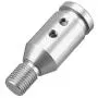 SpeeVech Shift Knob Adapter for Non Threaded Shifters Silver 1.2x1.25 BMW/VW Gear Shifter Adapter SpeeVech Shift Knob Adapter for Non Threaded Shifters Silver 1.2x1.25 BMW/VW Gear Shifter Adapter