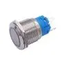 mxuteuk 19mm Momentary Push Button Switch 1 NO 1 NC SPDT ON/Off Silver Stainless Steel Shell with 12v Blue LED Ring with Wire Socket Plug Suitable for 3/4'' Mounting Hole M-19-O-T-BU mxuteuk 19mm Momentary Push Button Switch 1 NO 1 NC SPDT ON/Off Silver Stainless Steel Shell with 12v Blue LED Ring with Wire Socket Plug Suitable for 3/4'' Mounting Hole M-19-O-T-BU