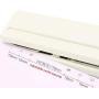 Chris.W Adjustable 6-Hole Punch for A5, Personal, Pocket Planner Inserts, 6 Ring Puncher, 6 Sheet Capacity - 5.5mm Hole Diameter(White)