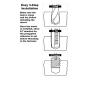 E-Z Lok Externally Threaded Insert, C12L14 Carbon Steel, Meets AISI 12L14, 5/16''-18 Internal Threads, 1/2''-13 External Threads, 0.484'' Length, Made in US (Pack of 10)