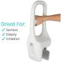 Vive Bathtub Rail - Heavy Duty Bathroom Tub Safety Rail for Elderly, Seniors, Handicap and Disabled - Clamp Railing Bath Support - Adjustable Shower Hand Grip - Handle Assist Grab Bar - Fits Most Tubs