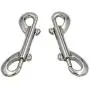 DGOL 5pcs Strong Heavy Double Ended Lobster Clasp Snap Hook Zinc Alloy Bolt Snaps Fastener Clip Length 3-1/2 inch