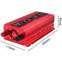 IpowerBingo Power Inverter 800W/2000W Dual AC Outlets and Dual USB Charging Ports DC 12V to 110V AC Car Converter with Digital Display