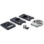 Flameer Aluminum Alloy Motor & Diff Mount Plate Upgrade Parts for 1:8 RC Truck Buggy