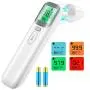 Touchless Thermometer for Adult and kid,4 in 1 Baby Thermometer Ear Forehead Thermometer Surface Infrared Thermometer 40 Datas Thermometer,Thermometer with Magnetic Cover and Battery,Mute Adjustable