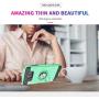 Note 5 case Galaxy Note 5 Case with HD Screen Protector,Ymhxcy 360 Degree Rotating Ring & Bracket Rubber Dual Layer Shock Bumper Resistant Back Cover for Samsung Galaxy Note 5-ZH Mint
