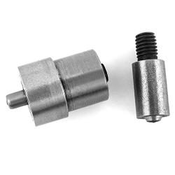 QWORK 1/4 inch Eyelet Buckle Mold, Heavy Duty Metal Grommet Die Mold, Hand Press Machine Setter