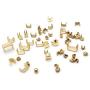 Zipper Repair Kit Solution Metal YKK Assorted Brass Sliders ~Easy Container Storage Sets of #4.5, 5, and #10 Include #4.5, 5 and #10 Top & Bottom Stops Both (Made in USA) 23 Sets