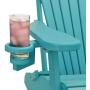 Outer Banks Deluxe Oversized Poly Lumber Folding Adirondack Chair with Integrated Footrest (Birchwood) …