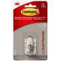 Command Timeless Hook, Small, Brushed Nickel, 1-Hook (17062BN-ES), Decorate Damage-Free