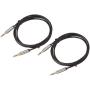Amazon Basics 3.5 mm Male to Male Stereo Audio Aux Cable, 4 Feet, 1.2 Meters, 2-Pack