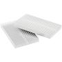 Senmod 100x60x10mm Cooling Module, Aluminum Heat Radiator Heatsink Cooling Fan with 16pcs Fins for High Power Amplifier Transistor Semiconductor Devices, Pack of 4