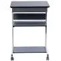TECHNI MOBILI Modus Metal Computer Student Laptop Desk in Graphite