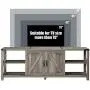 Amerlife 68'' TV Stand Wood Metal TV Console Industrial Entertainment Center Farmhouse with Storage Cabinets and Shelves for TVs Up to 78'', Rustic Gray Wash Amerlife 68'' TV Stand Wood Metal TV Console Industrial Entertainment Center Farmhouse with Storage Cabinets and Shelves for TVs Up to 78'', Rustic Gray Wash