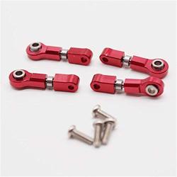 Binchil Metal Full Set Upgrade Parts Shock Absorber for Wltoys 1/28 K969 K979 K989 K999 P929 P939 Rc Car Parts,Red