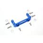 Axial SMT10 Grave Digger (AX90055) & MAX-D (AX90057) Upgrade Parts Aluminum Servo Mount - 1Pc Set Blue