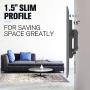 Mounting Dream TV Wall Mounts Tilting Bracket for 26-55 Inch LED, LCD TVs up to VESA 400 x 400mm and 88 LBS Loading Capacity, TV Mount with Unique Strap Design for Easily Lock and Release MD2268-MK