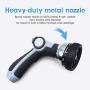 Besiter Garden Hose Nozzle, Metal Spray Nozzle High Pressure, 8 Patterns Thumb Control