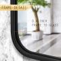EPRICA Wall Mirror for Bathroom, Rectangle Mirror with 1” Black Metal Frame for Bathroom, Entryway, Living Room & More, Hangs Horizontal Or Vertical (30 x 20”)
