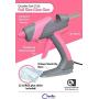 Chandler Tool Hot Glue Gun - 60 Watt Full Size Heavy Duty High Temp Industrial Hot Melt Glue Gun Kit with 12 Pcs Glue Sticks & Patented “Stand-Up” Base Stand, for Arts & Crafts, DIY & More (Pink)