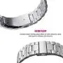 TOROTOP Band Compatible for Samsung Galaxy Watch 3 Band 41mm, Classic Stainless Steel Bands of Premium Quality, Replacements for Samsung Watch 3 Bands, with Link Remover Tool (Silver for 41mm)