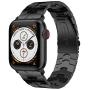 LDFAS Compatible for Apple Watch Band 40mm 38mm, Titanium Metal Watch Bands with Enhanced Durability Version Compatible for Apple Watch SE, Apple Watch Series 6/5/4/3 Smartwatch, Black