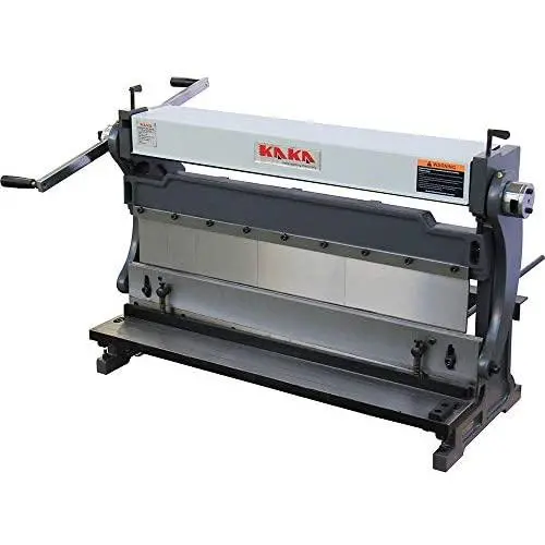 KAKA Industrial 3-In-1/30, 30-Inch Sheet Metal Brake, High Efficiency, 20 Gauges Shear Brake Roll Combination, Versatility, Solid Construction, Sheet Metal Brakes, Shears and Slip Roll Machine