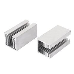 uxcell 2 Pcs Aluminium U Slotted Heatsink Heat Radiactor 80x40x40mm