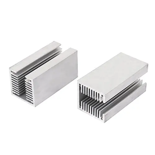 uxcell 2 Pcs Aluminium U Slotted Heatsink Heat Radiactor 80x40x40mm uxcell 2 Pcs Aluminium U Slotted Heatsink Heat Radiactor 80x40x40mm