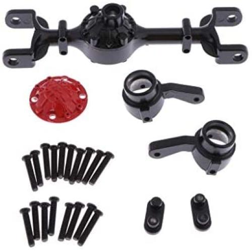 LoveinDIY Metal Front Axle Housing Assembly Kit Spare Parts for WPL B14/B24/B16/B36/C14/C24/C34 RC Car Accessories