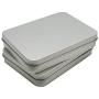 Hulless 12 Pcs Metal Hinged Tin Box Container Mini Portable Small Storage Container Kit Tin Box Container, Small Tin with Lid, Craft Container, Tin Empty Box, Home Storage 4.5x3.3x0.9 Inch.