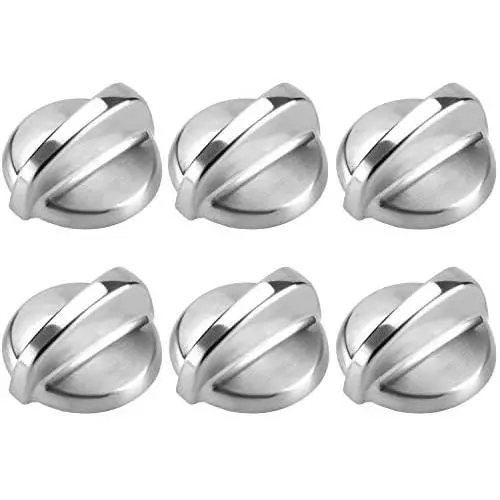 Knob Burner Control Knob WB03T10325 Plastic Knob Control Knob Replacement by AMI PARTS Compatible with GE Cooktop/Stove/Oven- eplace AP5690210 PS3510510(6 Pack)
