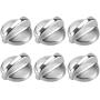 Knob Burner Control Knob WB03T10325 Plastic Knob Control Knob Replacement by AMI PARTS Compatible with GE Cooktop/Stove/Oven- eplace AP5690210 PS3510510(6 Pack)