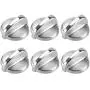 Knob Burner Control Knob WB03T10325 Plastic Knob Control Knob Replacement by AMI PARTS Compatible with GE Cooktop/Stove/Oven- eplace AP5690210 PS3510510(6 Pack)