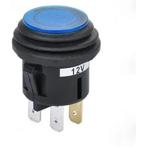 BONATECH 12V 20A Round Toggle Switches Power Metal Push Button Toggle Switch Socket Plug Latching Black Shell On-Off Control for Car Truck Race Cars RV BONATECH 12V 20A Round Toggle Switches Power Metal Push Button Toggle Switch Socket Plug Latching Black Shell On-Off Control for Car Truck Race Cars RV