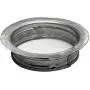 Vent Systems 8'' inch Air Vent Duct Connector Flange Straight Ventilation Pipe Metal Ducting Connector Plate for Cooling Heating Ventilation System HVAC 8'' inch