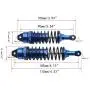 Full Metal Shock Absorber Front & Rear 5862 for 1/10 Traxxas Slash 4x4 4WD Upgrade Replace and Tool 5Pcs(Dark Blue)