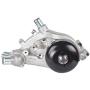 IRONTREE AW6009 Professional Water Pump Kit with 2 Metal Gaskets and Thermostat Compatible with Chevy Tahoe, GMC Yukon, Buick, Cadillac, Hummer, Isuzu, Saab, 4.8L 5.3L 6.0L V8 Engine, OE Replacement