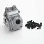 Greaked Metal Front Rear Wave Box Shell 144001-1254 Gear Box for Wltoys 144001 1/14 4WD High Speed Racing RC Car Vehicle Models Upgrade Parts