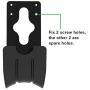 Gardzen 2-Pack Steel Wall-Mounted Heavy Duty Garden Hose Holder, Car Hose Holder, Carrier, Support for Garden Hose Hanger, with A Front Groove for Holding Spray Nozzle