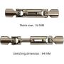 Upgrade Parts Accessories Metal Alloy Drive Shaft Spare Part for Fayee FY004 1/16 6WD RC Car Truck