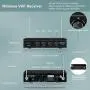 Wireless Microphone System, Phenyx Pro 4-Channel VHF Wireless Microphone Set with 2 Handhelds/2 Bodypacks/2 Lapels/ 2 Headset, Metal Receiver, Ideal for Church, Meeting, Conference(PTV-2000B) Wireless Microphone System, Phenyx Pro 4-Channel VHF Wireless Microphone Set with 2 Handhelds/2 Bodypacks/2 Lapels/ 2 Headset, Metal Receiver, Ideal for Church, Meeting, Conference(PTV-2000B)