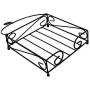 Napkin Holder Metal Square Luncheon Home Flat 7'' - Black Product SKU: SZ-6022
