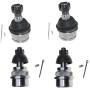 MILLION PARTS 4Pc Front Suspension Kit Upper & Lower Ball Joints Assembly for 2007 2008 2009 2010 2011 2012 2013 2014 Jeep Wrangler 1999 2000 2001 2002 2003 2004 Jeep Cherokee