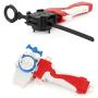 Elfnico Bey Battle Gyro Burst Battle Evolution Metal Fusion Attack Set with 4D Launcher Grip Battle Set
