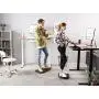 Electric Stand up Desk Frame - FEZIBO Dual Motor and Cable Management Rack Height Adjustable Sit Stand Standing Desk Base Workstation (Frame Only)