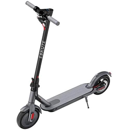 ESKUTE Electric Scooter, 8.5 Inch Foam Filled Tires, 270Wh (36V7.5Ah) Battery Up to 17 Miles, 350W Hub Motor to 15MPH, Foldable & Portable Electric Scooter for Adults, Teens, Double Braking